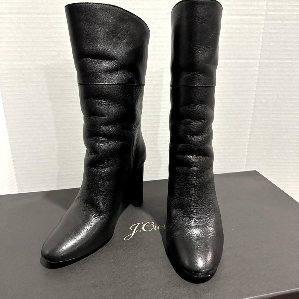 JCrew Mid-Calf Leather Boots
